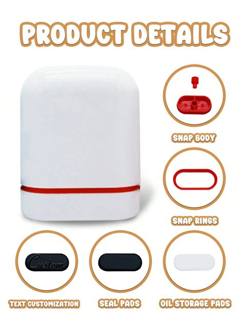 1pc Customized Signature Stamp - Engrave Personalized Text/Name On ...
