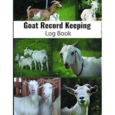 Goat Record Keeping Log Book: Designed for Goat India | Ubuy