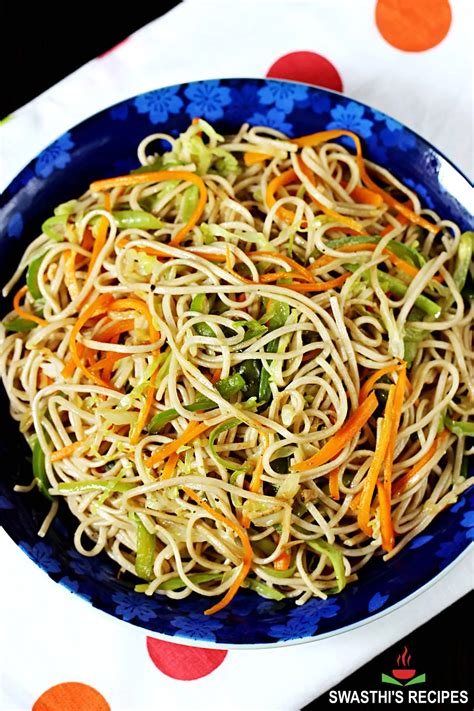 Veg Noodles Recipe (Vegetable Noodles) - Swasthi's Recipes - market share of noodles in india