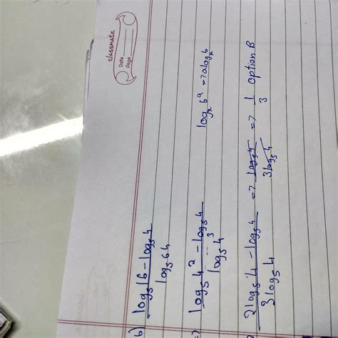 the value of log 5 base 16-log 4 base 5/ log 64 base 5Could you please ...