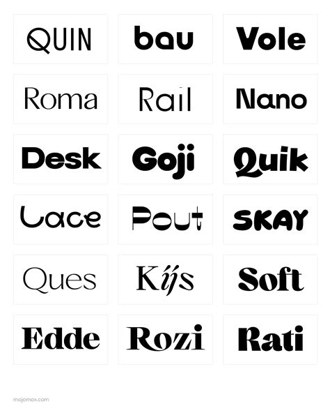 Typography Logo Ideas