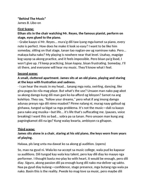 Image result for Sample of Monologue Script