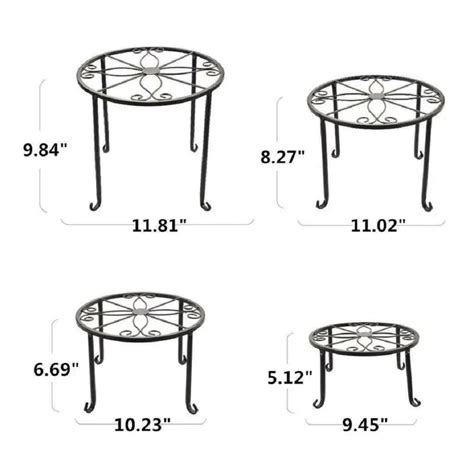Plant Stand: Metal 4 Piece Plant Stand – Studio GKW