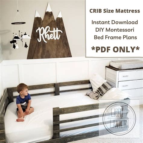 Crib Size Floor Bed