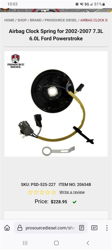 Image result for 2011 F250 Clock Spring Replacement