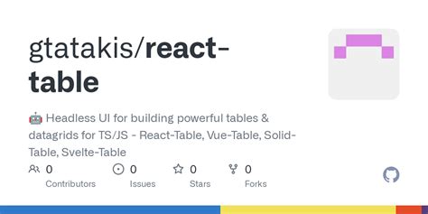 React Table Component 的图像结果