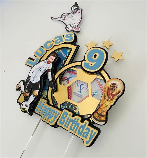 Messi Cake Topper 的图像结果