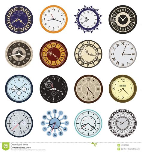 Clock face Types 的图像结果
