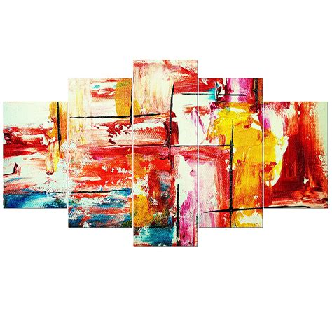 KARTIK Digital Print 5 Panel Painting Wall Decor Wall Art Wooden ...