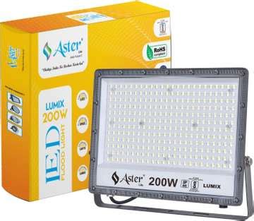 MLD 200 Watts IP65 LED Outdoor Flood Light halogen (200w,Colour-White ...