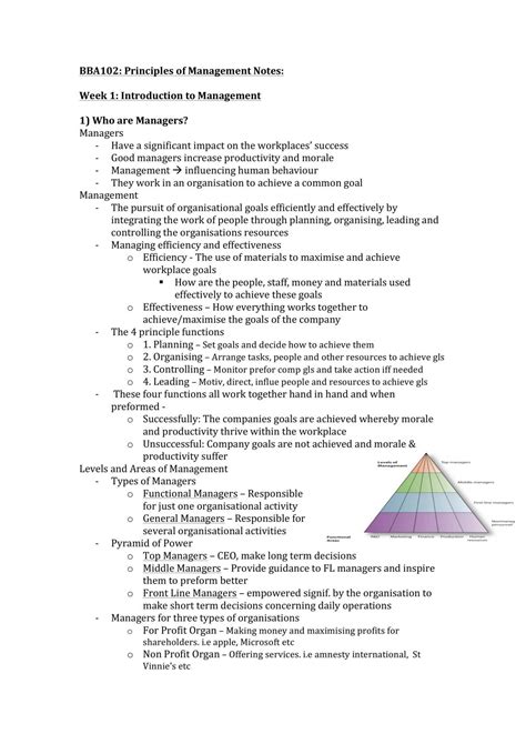 Principles of Management Notes 的图像结果