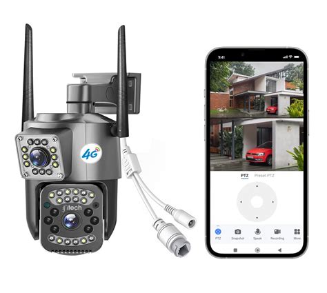 Buy IFITech 4MP Dual-Lens Outdoor CCTV Camera | Smart Home Security ...