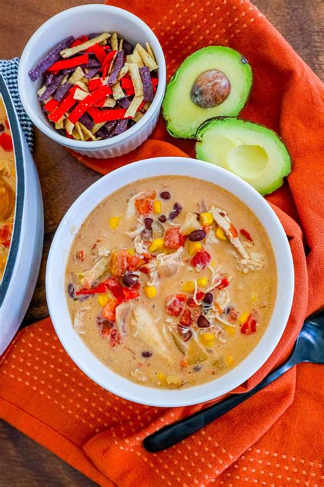 Creamy Chicken Taco Soup - Sweet Cs Designs
