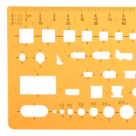 Architecture Plan Design Drawing Template KT Soft Plastifc Ruler Build ...