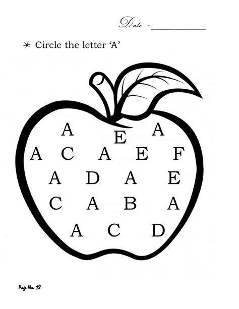Circle latter | English worksheets for kindergarten, Nursery worksheets, Worksheets for playgroup