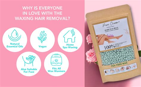 Pure Ocean® Brazilian Painless Hard Wax Beans for Hair Removal ...