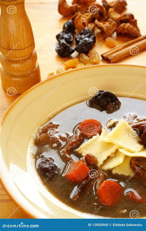 Polish Duck Blood Soup (Black Soup - Stock Photo - Image of indoor ...