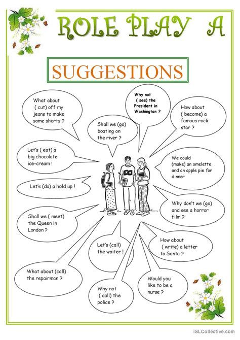 Role Play Suggestions