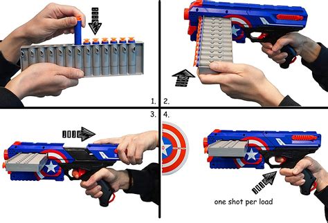 Buy Land Warrior Kids Blaster with 2 Cartridges, 1 Plate Target, 2 ...