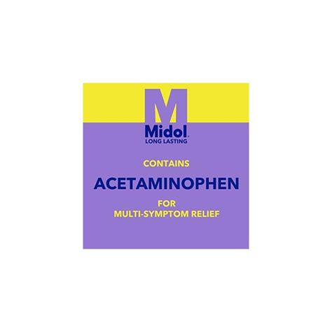Buy Midol Long Lasting Relief, Menstrual Pain Reliever & Fever Reducer ...