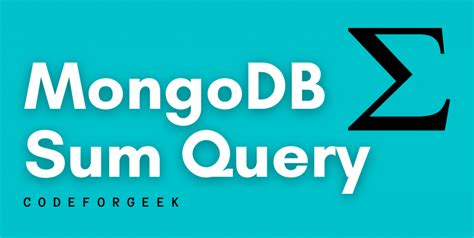 Image result for Sum Data Python MongoDB