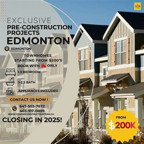 Exclusive Weekend Sales Event - Edmonton Preconstruction Projects ...