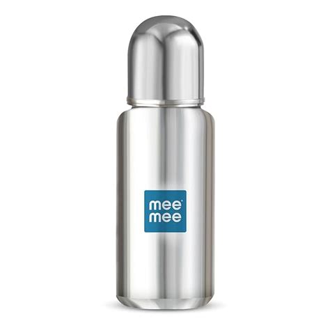 Buy Mee Mee Baby Steel Feeding Bottle 300ml | Baby Milk Bottle with ...