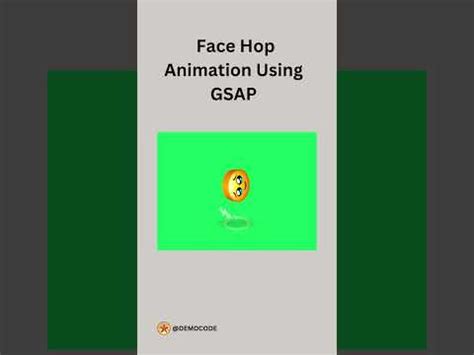 Face Hop Animation Using GSAP | Demo Coding