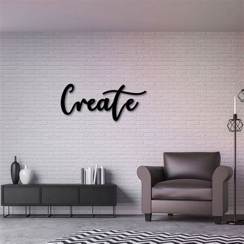 Metal Cursive Wall Art at Gabriel Basser blog
