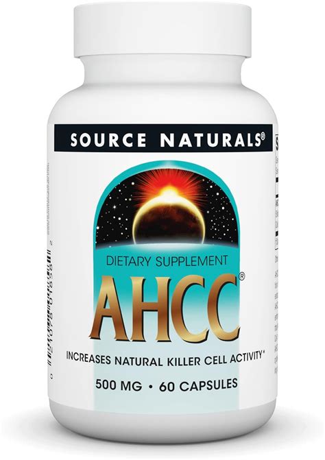 Source Naturals AHCC Increases Natural Killer Cell Activity* 500mg - 60 ...