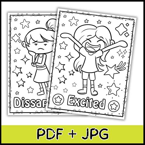 Feeling & Emotions Coloring Pages - Feeling and Emotions Coloring ...