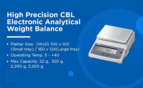 CAS CBL Precision Electronic Weighing Scale | 2200 g Capacity / 10mg ...