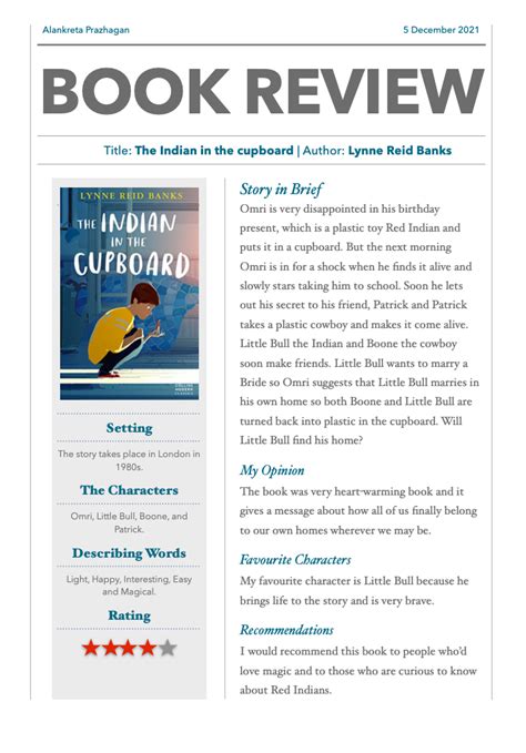 Book Review: The Indian in the Cupboard
