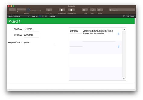 FileMaker 1.9 Tutorial 的图像结果