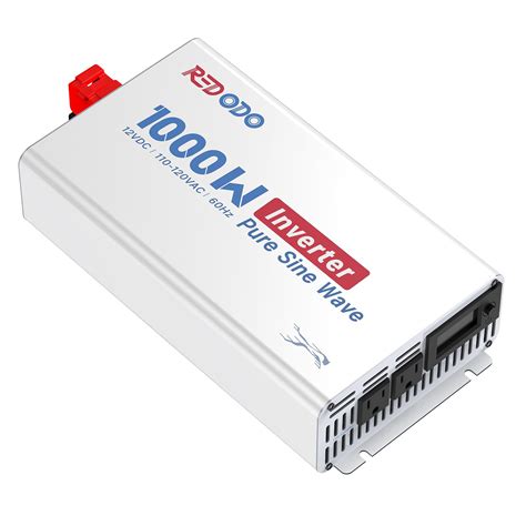 Buy Redodo Pure Sine Wave Inverter 1000W Convert DC 12V to AC 110V ...