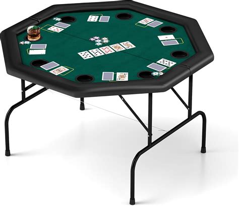 DCDICLASSE Foldable Poker Table, Octagon Card Table w/Cup India | Ubuy
