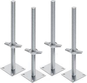 Adjustable Leveling Galvanized Screw Jacks 18" Scaffolding Equipment ...