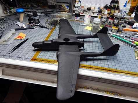 Image result for P-61 Model Build