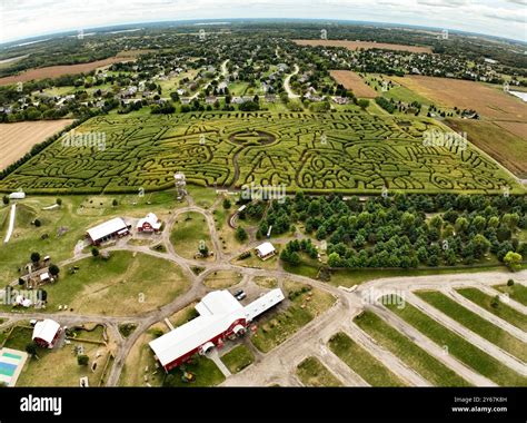 Corn Maze at the Richardson Adventure Farm in Spring Grove, Illinois ...