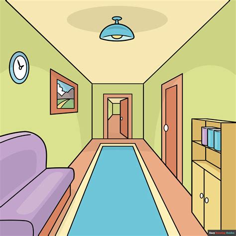 Image result for How to Draw Using One Point Perspective