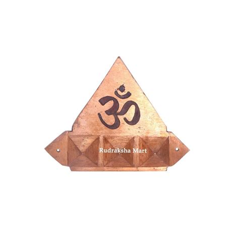 Om Pyramid Wall Hanging for South East Vastu Dosh Defects — Rudraksha Mart
