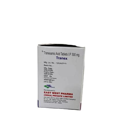 Tranex Tablets (Tranexamic Acid 500 mg) by Sarin Skin – Sarinskin