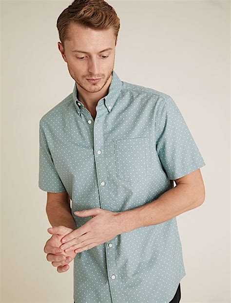 Buy Pure Cotton Oxford Shirt at Marks & Spencer