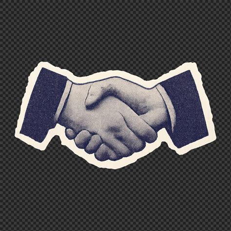 Business Handshake Sticker 的图像结果