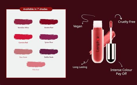Buy Lenphor Lasche It Liquid Lipstick, Long Lasting, Lip Gloss ...