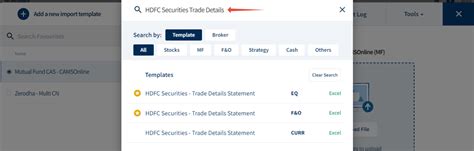 Get your historical equity trades from HDFC Securities : Help Center