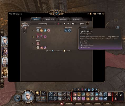 Sorcerer DC scales of intelligence instead of charisma : r/BaldursGate3