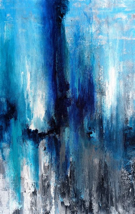 Blue Abstract Painting Tutorial at Lois Horning blog
