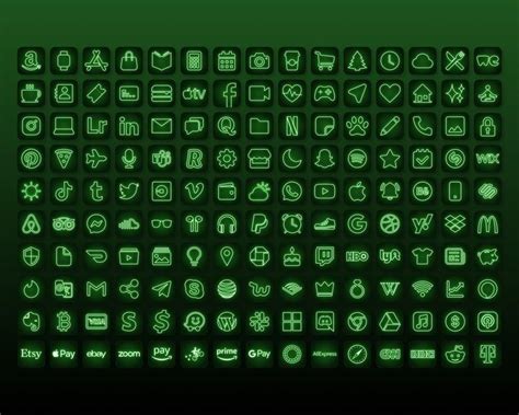 app icons dark blue