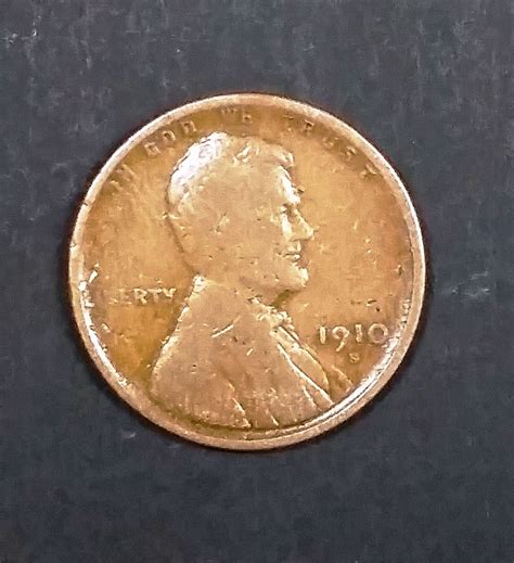 1910-S Lincoln Wheat Cent- RARE; Only 4% of ALL 1910 Cents are 1910-S ...